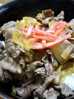 牛丼-レシピのメイン写真
