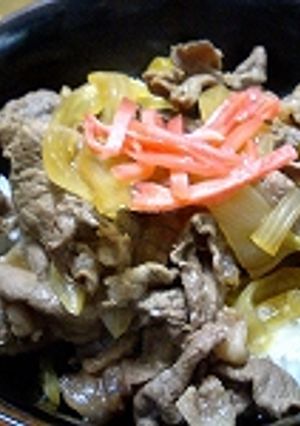 牛丼-レシピのメイン写真