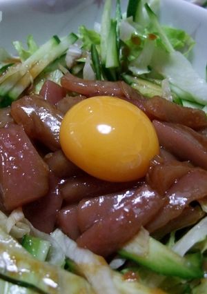 ☆居酒屋風☆かつおユッケ-レシピのメイン写真