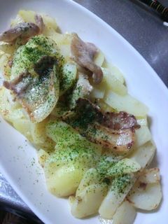 レンジで簡単じゃがいも・豚肉バター炒め-レシピのメイン写真