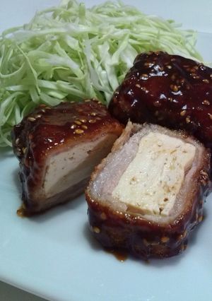 肉巻き豆腐味噌カツ-レシピのメイン写真