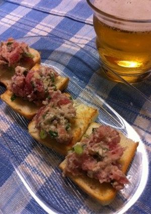 マグロのタルタル-レシピのメイン写真