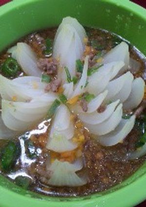 花咲き玉ねぎ-レシピのメイン写真