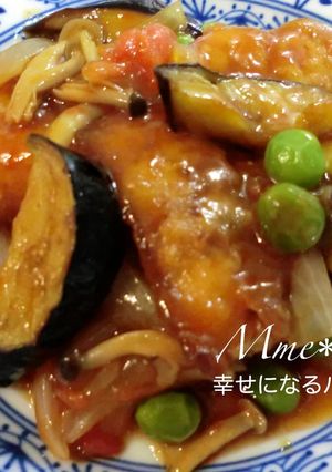 お魚で酢豚風*甘酢あんかけ-レシピのメイン写真