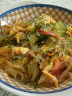 春雨の中華風酢の物-レシピのメイン写真