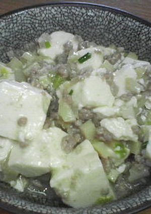 白い☆塩マーボー豆腐-レシピのメイン写真
