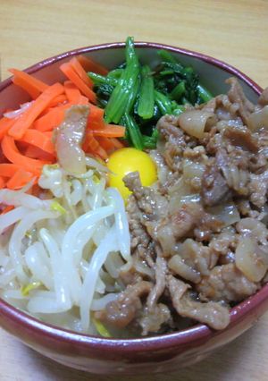 豚ビビンバヽ(・∀・)ノ-レシピのメイン写真