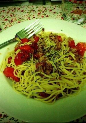 トマトとツナの冷製パスタ-レシピのメイン写真