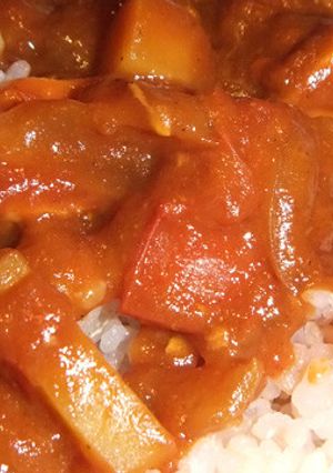 トマトでさっぱり、チキンカレー-レシピのメイン写真