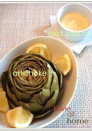 美味♪アーティチョークとアイオリソース-レシピのメイン写真