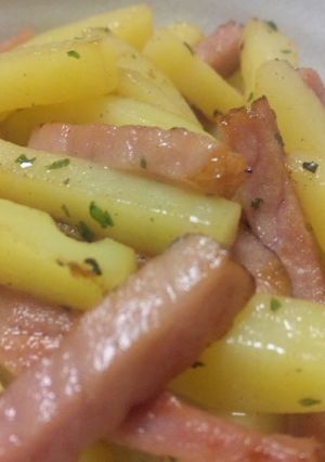 焼豚とじゃがいものバター醤油☆お弁当にも-レシピのメイン写真