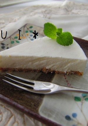 *レアチーズケーキ*-レシピのメイン写真
