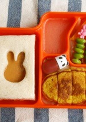 卵乳なしのふんわりかぼちゃオムレツ-レシピのメイン写真