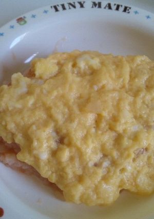 離乳食後期 ふわとろオムライス-レシピのメイン写真