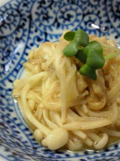 超簡単・お一人様えのきの煮びたし-レシピのメイン写真