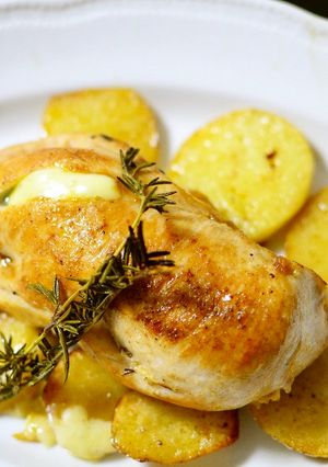 ほうれん草とチーズを詰めた鶏胸肉のソテー-レシピのメイン写真