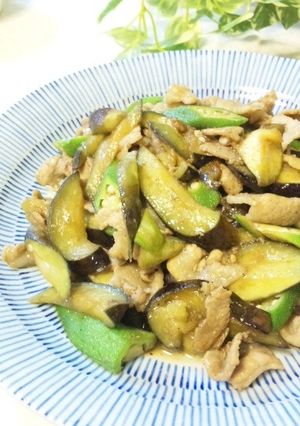 ご飯がすすむ♪ 茄子と豚のポン酢炒め-レシピのメイン写真