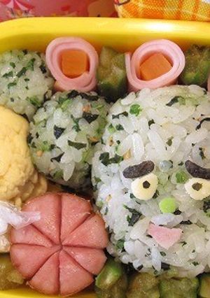 キャラ弁　サボさん-レシピのメイン写真