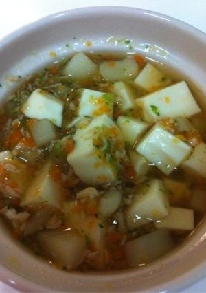 離乳食中期 豆腐と野菜の甘煮-レシピのメイン写真