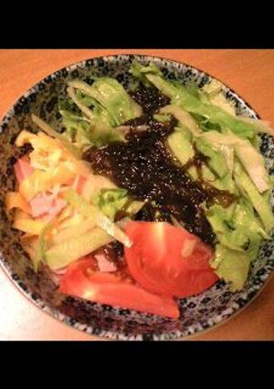 さっぱりサラダもずく酢そうめん♪-レシピのメイン写真