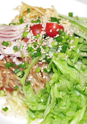 冷やし中華の胡麻ダレレシピ-レシピのメイン写真