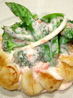 帆立とボイル野菜のサラダ-レシピのメイン写真