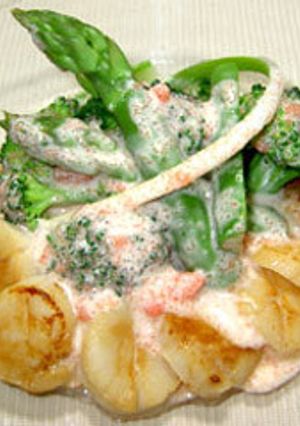 帆立とボイル野菜のサラダ-レシピのメイン写真