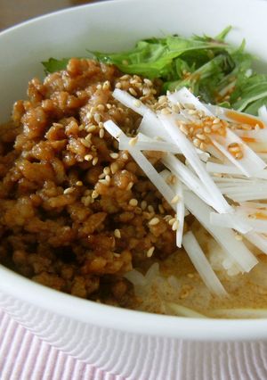 坦々丼-レシピのメイン写真