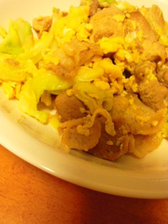 キャベツと豚肉の卵炒め-レシピのメイン写真