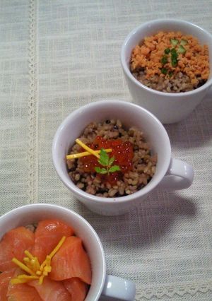海の仲良し・三代親子の玄米丼♪-レシピのメイン写真