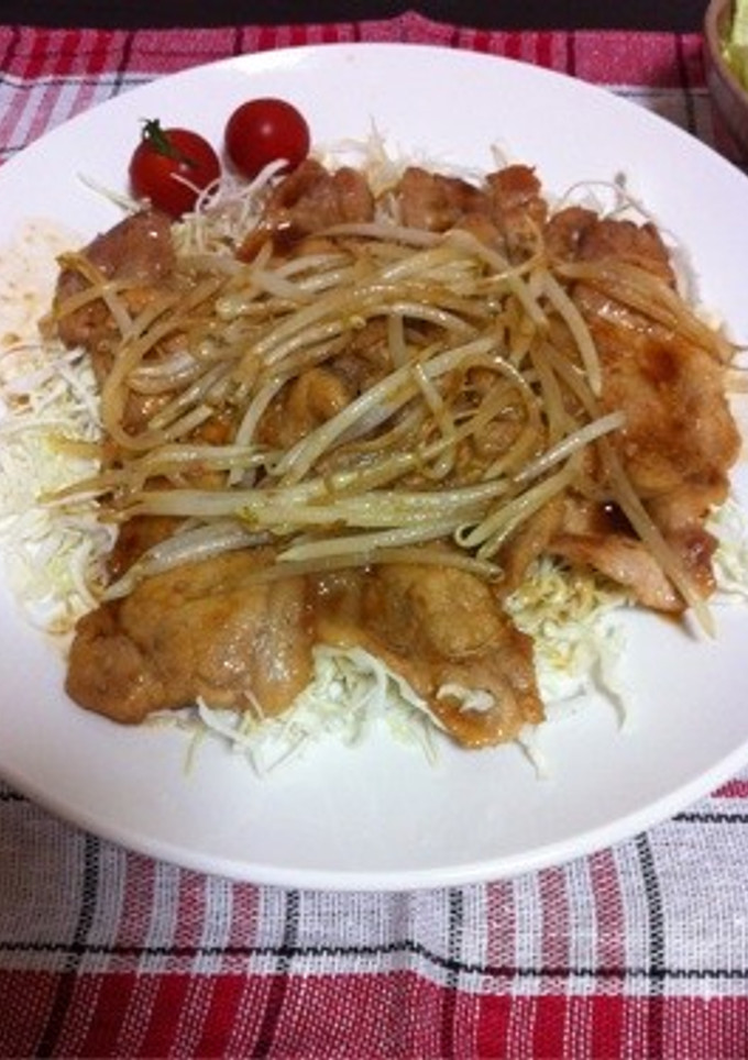 豚肉ともやしの生姜焼き☆-レシピのメイン写真