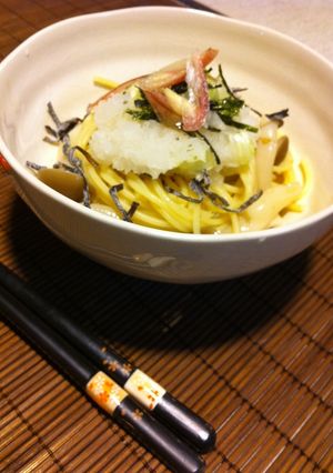 きのことおろしの和風冷製パスタ-レシピのメイン写真