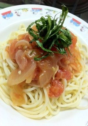 ☆簡単節約♥冷製トマトガーリックパスタ☆-レシピのメイン写真