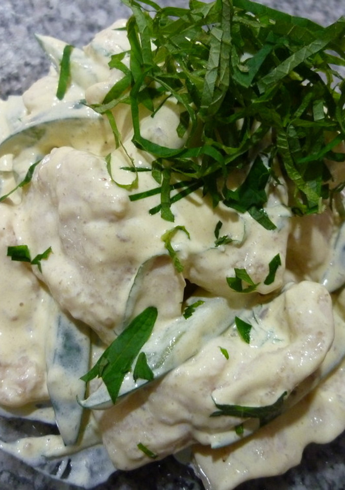 鶏むね肉ときゅうりの梅マヨ～-レシピのメイン写真