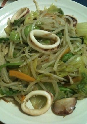 いかと野菜のピリ辛オイスター炒め-レシピのメイン写真