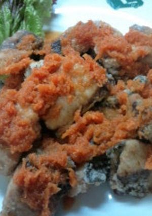 ブリの竜田揚げ♫すりおろしにんじんタレで-レシピのメイン写真