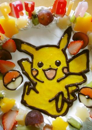 キャラケーキ☆ポケモン　ピカチュウ-レシピのメイン写真