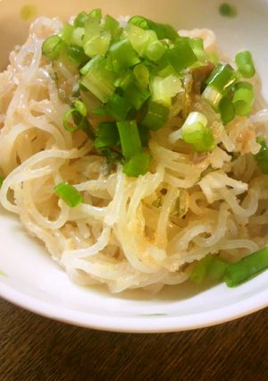 ＊すぐ出来！春雨de冷製めんたパスタ＊-レシピのメイン写真