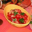 トマトとバジルのオニオンサラダ