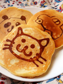 デコデコ♪ホットケーキ-レシピのメイン写真