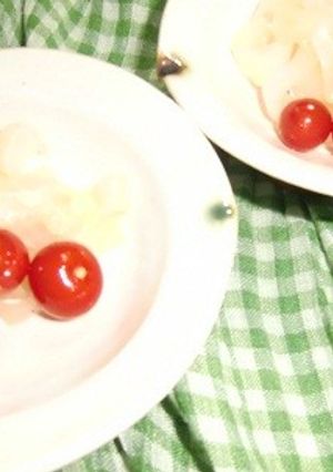 梅酒で新玉ねぎとグレープトマトのお漬物-レシピのメイン写真