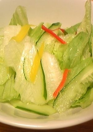 レタスサラダ☆にんにくドレッシング-レシピのメイン写真