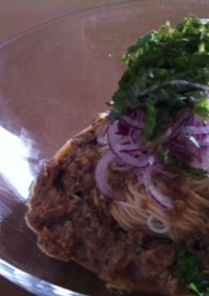 時短ECO♪サバ缶のぶっかけそうめん-レシピのメイン写真
