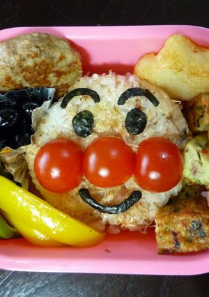 キャラ弁♪　アンパンマン-レシピのメイン写真
