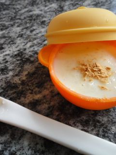 ★離乳食★豆乳粥♪きなこのせ♪-レシピのメイン写真