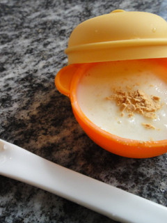 ★離乳食★豆乳粥♪きなこのせ♪-レシピのメイン写真