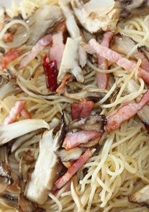 焼きマイタケの香が踊るパスタ～♪-レシピのメイン写真
