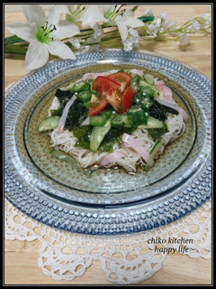 冷やし胡麻だれ素麺♪-レシピのメイン写真