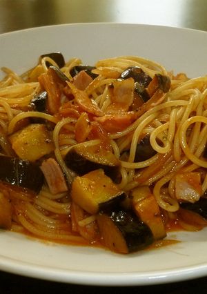 ランチに！なすのトマトパスタ（本格風）-レシピのメイン写真