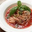 トマトジュースで☆冷たいトマトそうめん